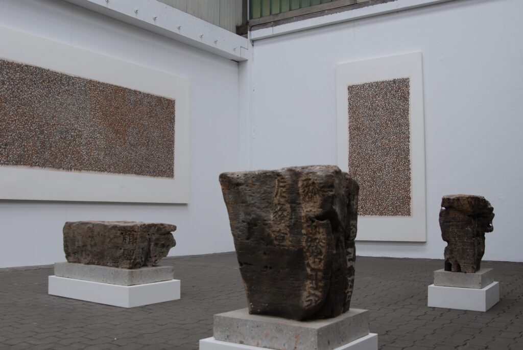 Zhang Yongjian and Liu Xuguang installation view