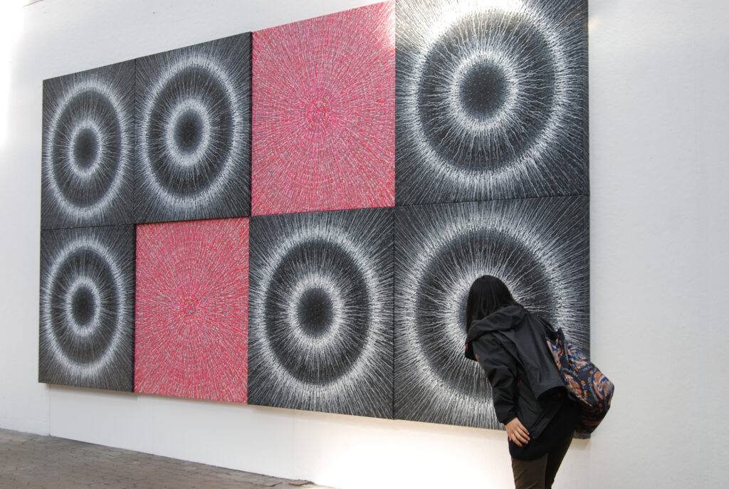 Meng Luding installation view